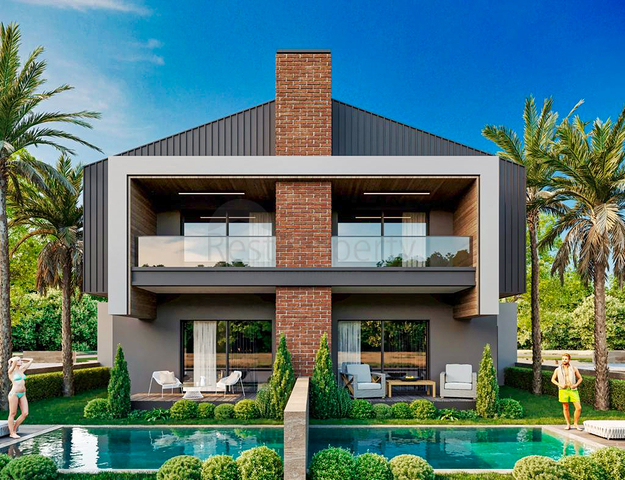 Вілли в комплексі планування 4 + 1 в районі Дошемеалти - Анталія 