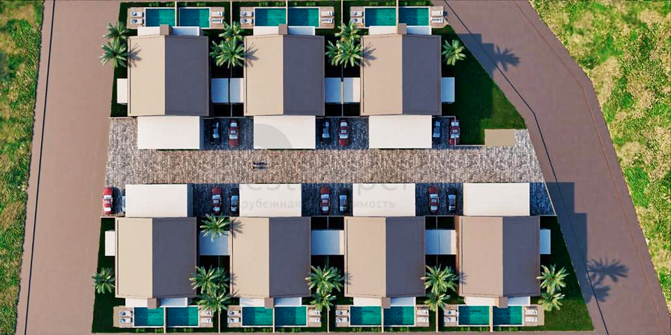 Вілли в комплексі планування 4 + 1 в районі Дошемеалти - Анталія 