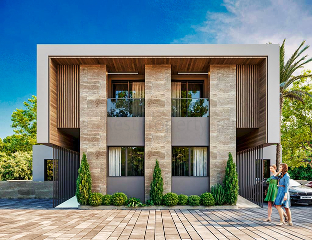 Вілли в комплексі планування 4 + 1 в районі Дошемеалти - Анталія 