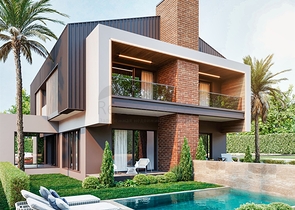 Вілли в комплексі планування 4 + 1 в районі Дошемеалти - Анталія 