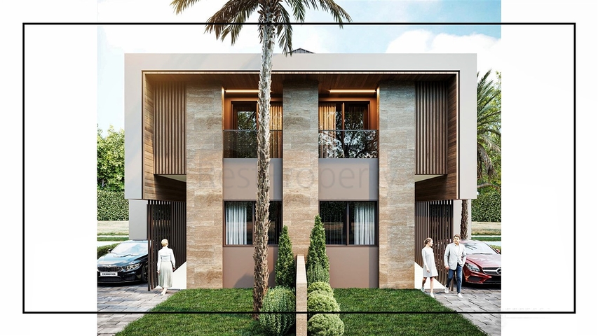 Вілли планування 4 + 1 в районі Дошемеалти - Анталія 