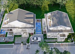 Вілли планування 6 + 1 в районі Фетхіє - Анталія 