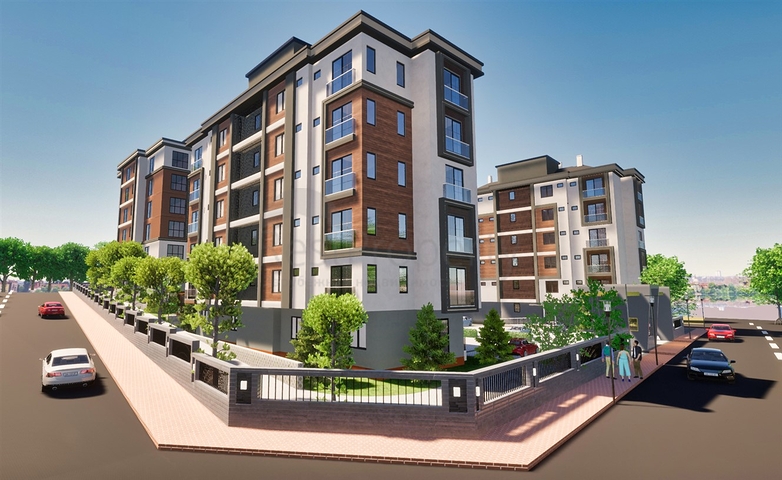 Квартира планування 1 + 1 в районі Кепез - Анталія 