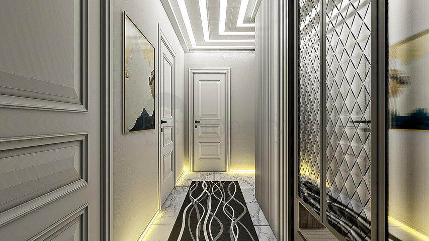 Квартира планування 1 + 1 в районі Кепез - Анталія 