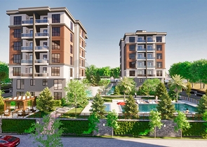 Квартира планування 1 + 1 в районі Кепез - Анталія 