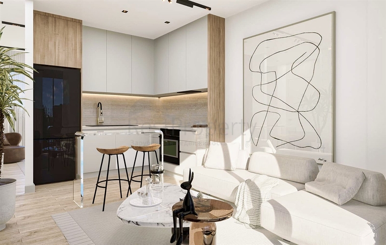 Квартира планування 1 + 1 в районі Алтинташ - Анталія 