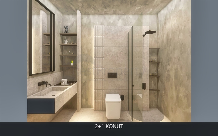 Квартира планування 2 + 1 в районі Алтинташ - Анталія