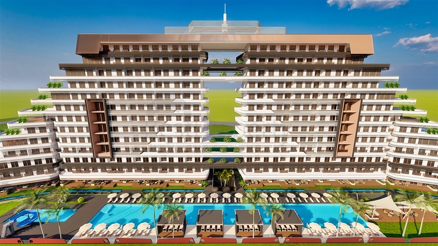 Квартира планування 2 + 1 в районі Алтинташ - Анталія