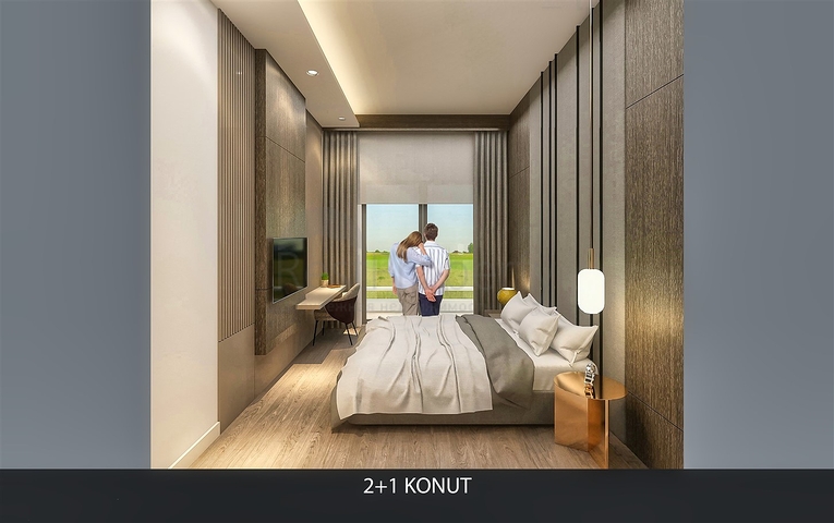 Квартира планування 2 + 1 в районі Алтинташ - Анталія