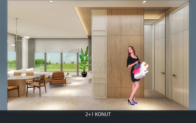 Квартира планування 2 + 1 в районі Алтинташ - Анталія