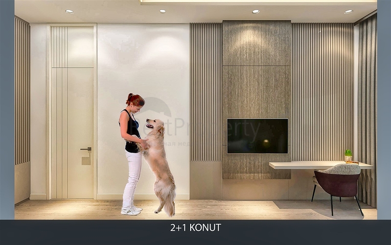 Квартира планування 2 + 1 в районі Алтинташ - Анталія