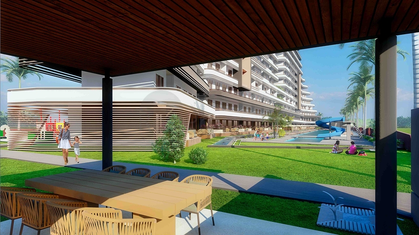 Квартира планування 2 + 1 в районі Алтинташ - Анталія