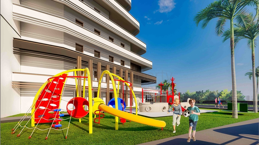 Квартира планування 2 + 1 в районі Алтинташ - Анталія