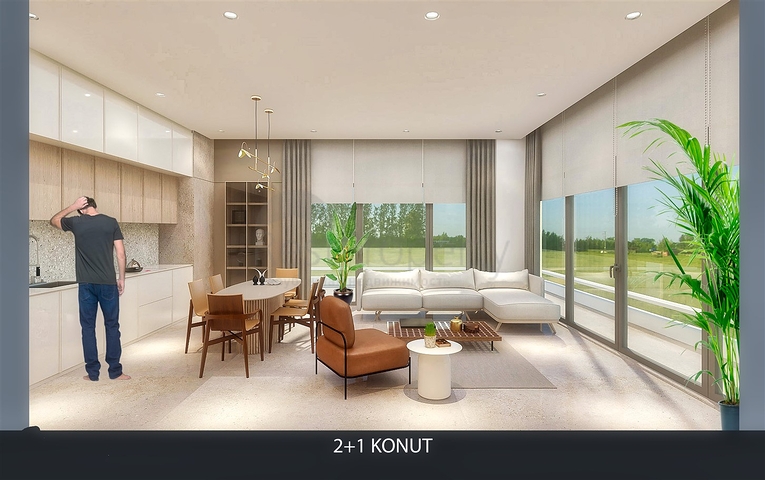 Квартира планування 2 + 1 в районі Алтинташ - Анталія