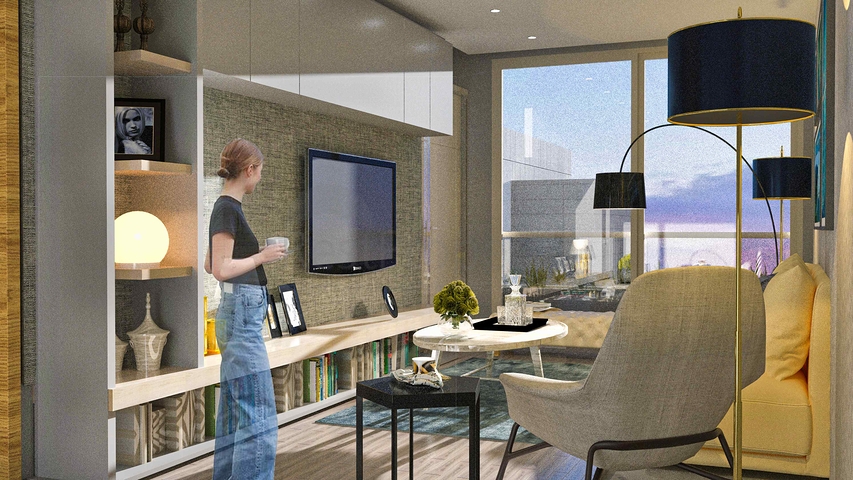 Квартира планування 1 + 1 в районі Алтинташ - Анталія 