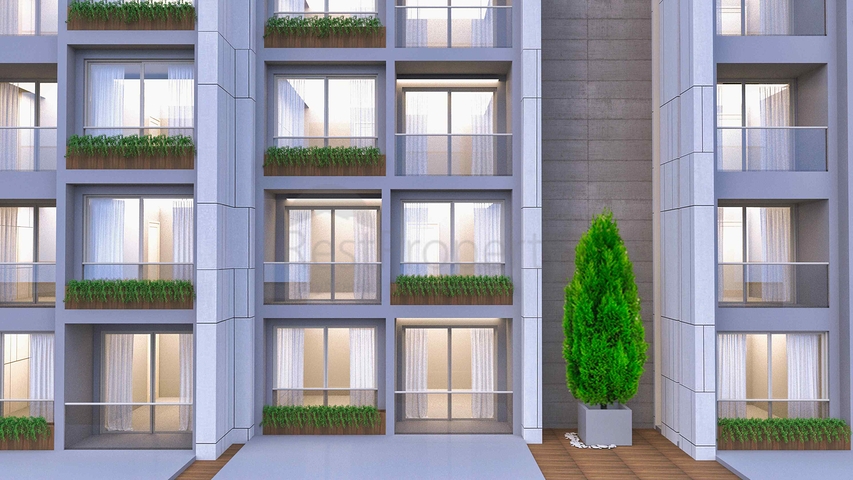 Квартира планування 1 + 1 в районі Алтинташ - Анталія 