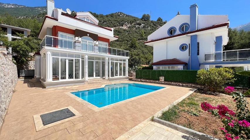 Вілла планування 3 + 1 в районі Фетхіє - Анталія 