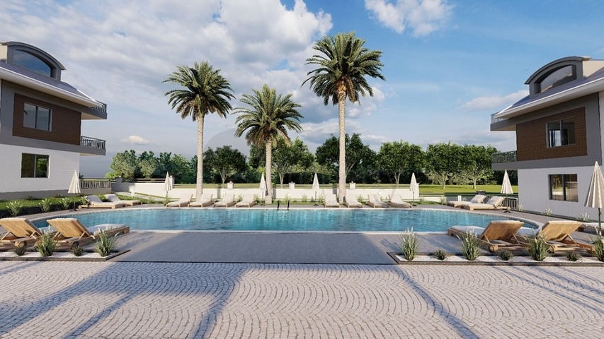 Квартира планування 3 + 1 в районі Фетхіє - Анталія 