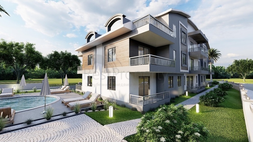 Квартира планування 3 + 1 в районі Фетхіє - Анталія 