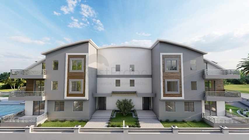 Квартира планування 3 + 1 в районі Фетхіє - Анталія 