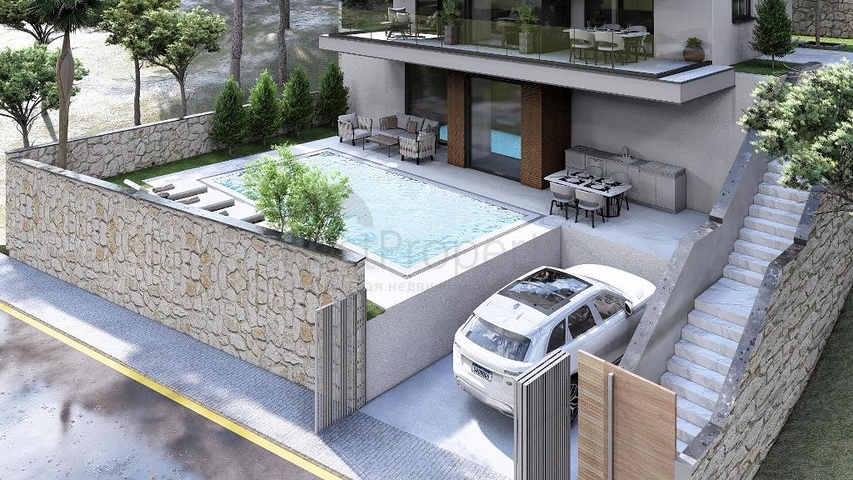 Вілла планування 4 + 1 в районі Фетхіє - Анталія 