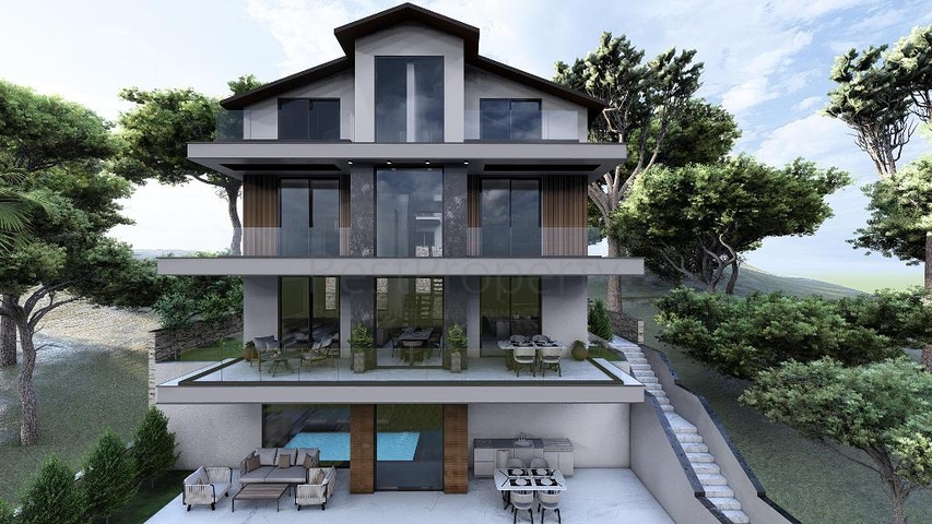 Вілла планування 4 + 1 в районі Фетхіє - Анталія 