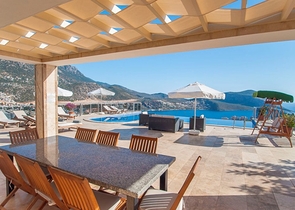 Дивовижна вілла з видом на море в Калкані, Анталія