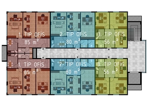 Бізнес-центр в районі, що розвивається Оба