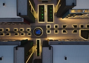 Бізнес-центр в районі, що розвивається Оба