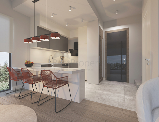 Вілли 3+1 і 4 + 1 в еко комплексі в оточенні хвойного лісу в районі Дортепе на східній частині Бодрума.