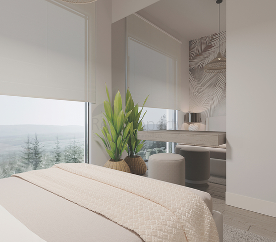 Вілли 3+1 і 4 + 1 в еко комплексі в оточенні хвойного лісу в районі Дортепе на східній частині Бодрума.