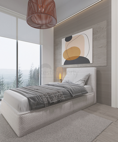 Вілли 3+1 і 4 + 1 в еко комплексі в оточенні хвойного лісу в районі Дортепе на східній частині Бодрума.