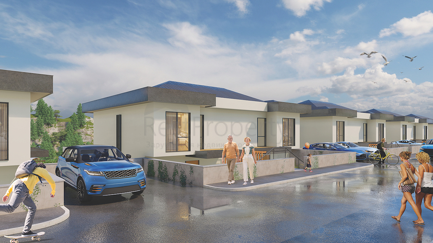 Вілли 3+1 і 4 + 1 в еко комплексі в оточенні хвойного лісу в районі Дортепе на східній частині Бодрума.