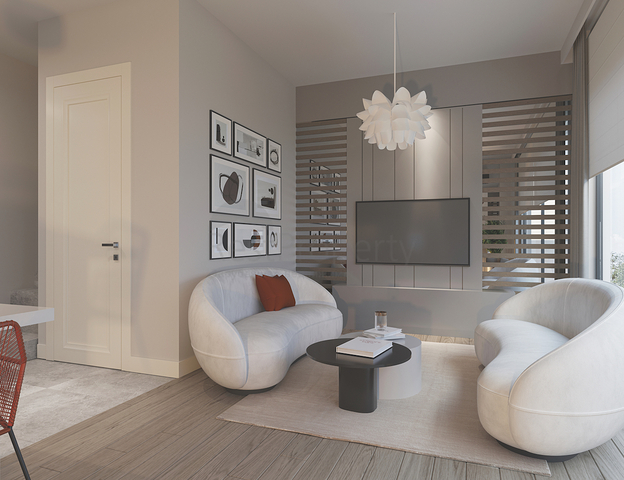 Вілли 3+1 і 4 + 1 в еко комплексі в оточенні хвойного лісу в районі Дортепе на східній частині Бодрума.