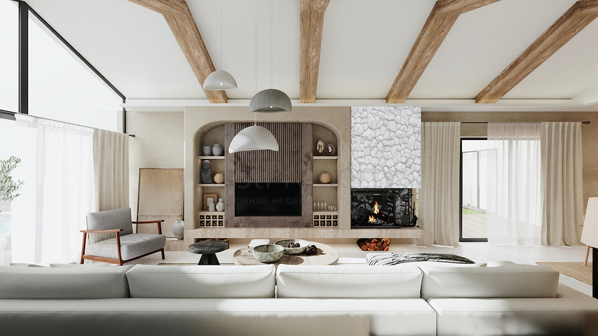 Окремо розташовані вілли з унікальною архітектурою в районі Гюмюшлюк