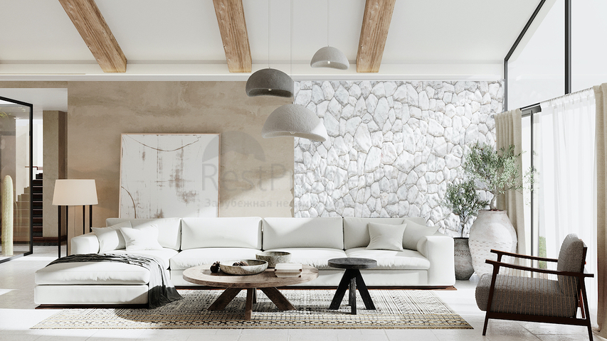 Окремо розташовані вілли з унікальною архітектурою в районі Гюмюшлюк