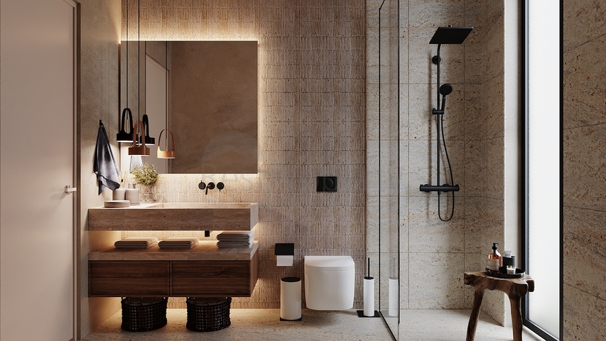 Окремо розташовані вілли з унікальною архітектурою в районі Гюмюшлюк