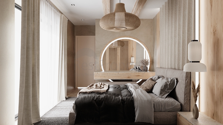 Окремо розташовані вілли з унікальною архітектурою в районі Гюмюшлюк