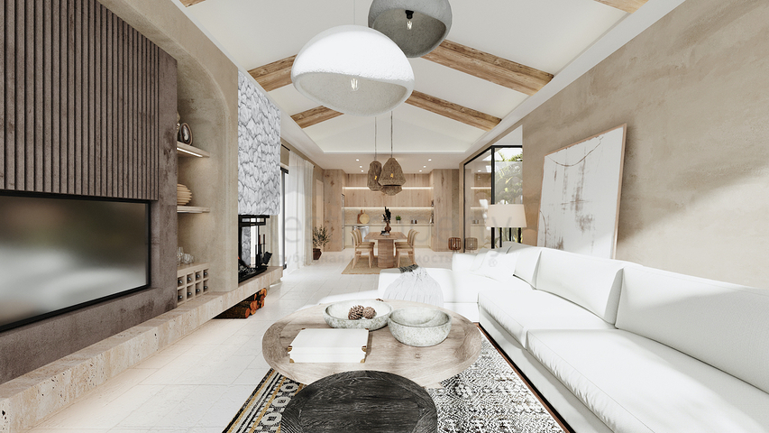 Окремо розташовані вілли з унікальною архітектурою в районі Гюмюшлюк