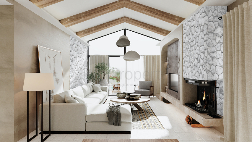 Окремо розташовані вілли з унікальною архітектурою в районі Гюмюшлюк