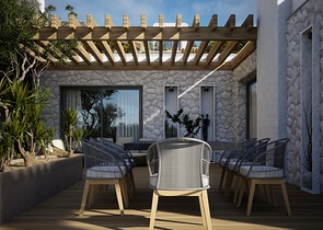 Окремо розташовані вілли з унікальною архітектурою в районі Гюмюшлюк