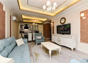 Трикімнатна квартира з євро ремонтом, видом на море і критим паркінгом Трикімнатна квартира з євро ремонтом, видом на море і критим паркінгом