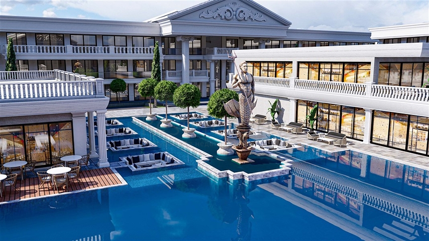 Малоповерхова житлова резиденція в Єнібоазичі на Північному Кіпрі