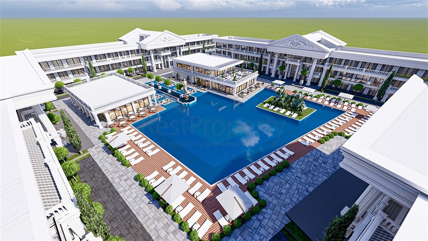 Малоповерхова житлова резиденція в Єнібоазичі на Північному Кіпрі