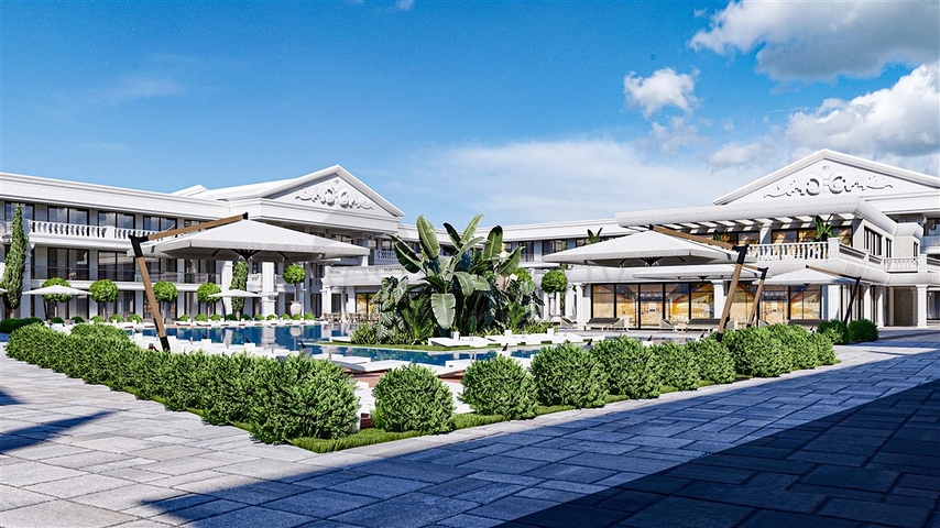 Малоповерхова житлова резиденція в Єнібоазичі на Північному Кіпрі