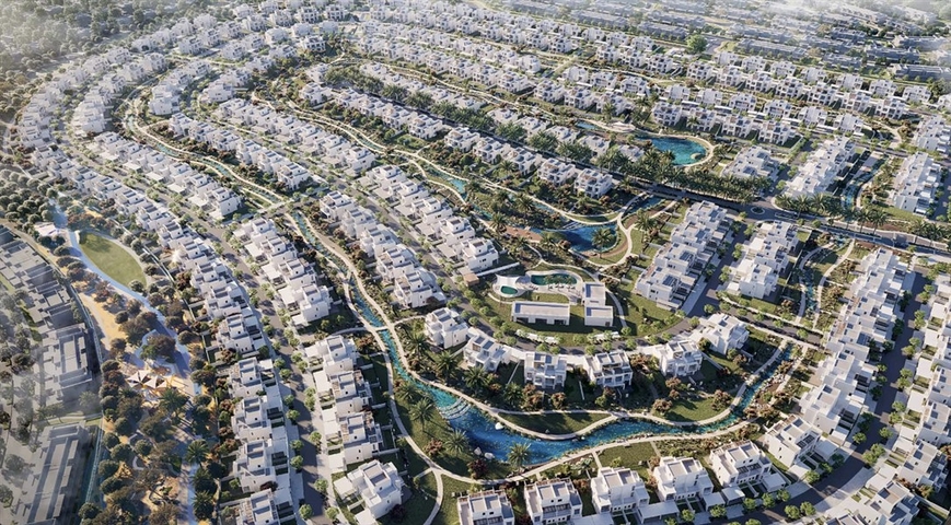 Розкішний комплекс вілл в районі Dubai Land  Розкішний комплекс вілл в районі Dubai Land