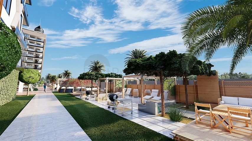 Квартира 1 + 1 в споруджуваному комплексі в районі Паяллар  Квартира 1 + 1 в споруджуваному комплексі в районі Паяллар