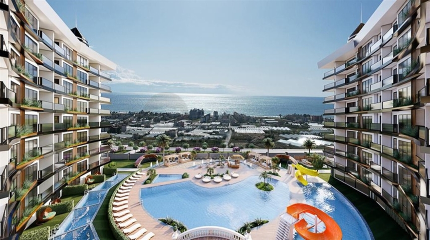 Квартира 1 + 1 в споруджуваному комплексі в районі Паяллар  Квартира 1 + 1 в споруджуваному комплексі в районі Паяллар