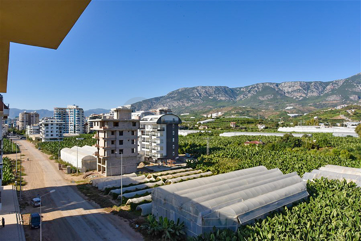 Пентхаус 3 + 1 з відкритим видом на гори в районі Каргиджак