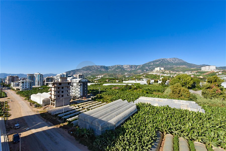 Пентхаус 3 + 1 з відкритим видом на гори в районі Каргиджак